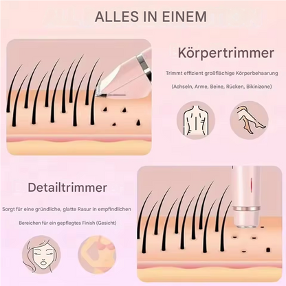 SilkGleam Damen-Körperrasierer Pro